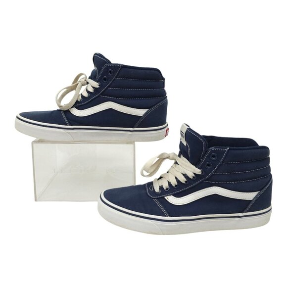 Vans Other - Vans Ward Canvas High Tops Sneakers Mens 9 Lace Up Dress Blues Shoes 500714